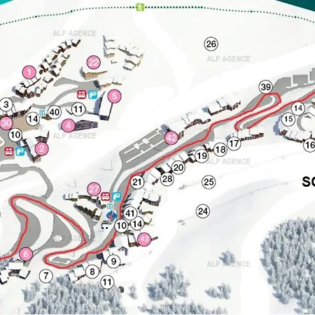 Le Squaw Valley - Divisible 4 Pers - Le Sqauw Valley -016sq - Plagne Villages Mae-3351 *
